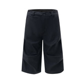 Pleated Casual Cropped Pants For Men
